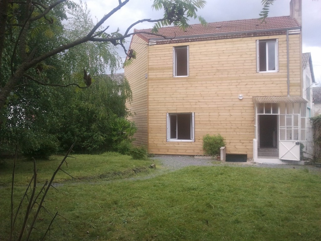 Pose de bardage réalisé